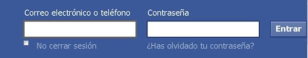 Entrada de datos de Facebook